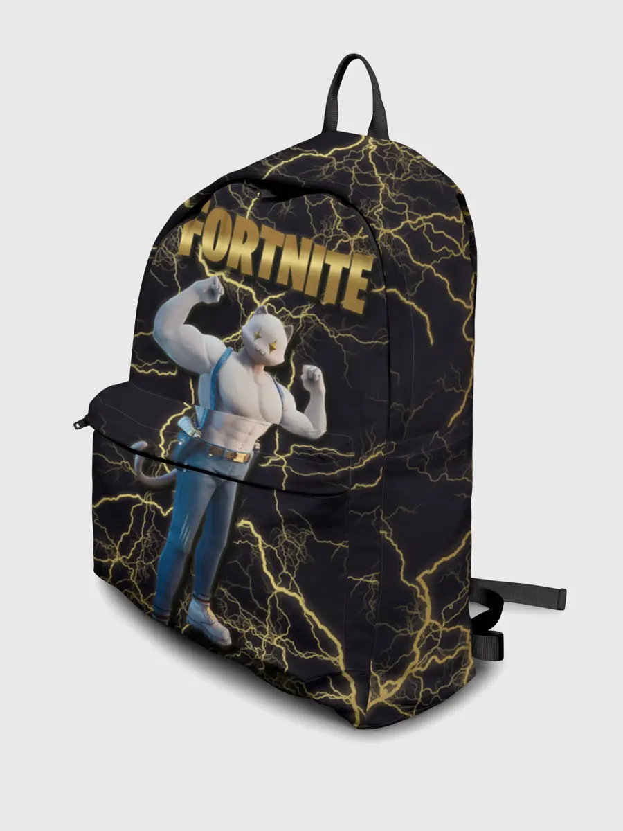 Рюкзак джинсовый / Meowcles Fortnite 2