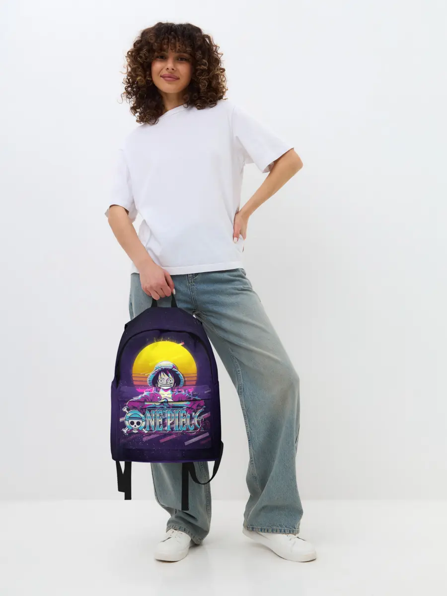 Рюкзак джинсовый / Neon One Piece