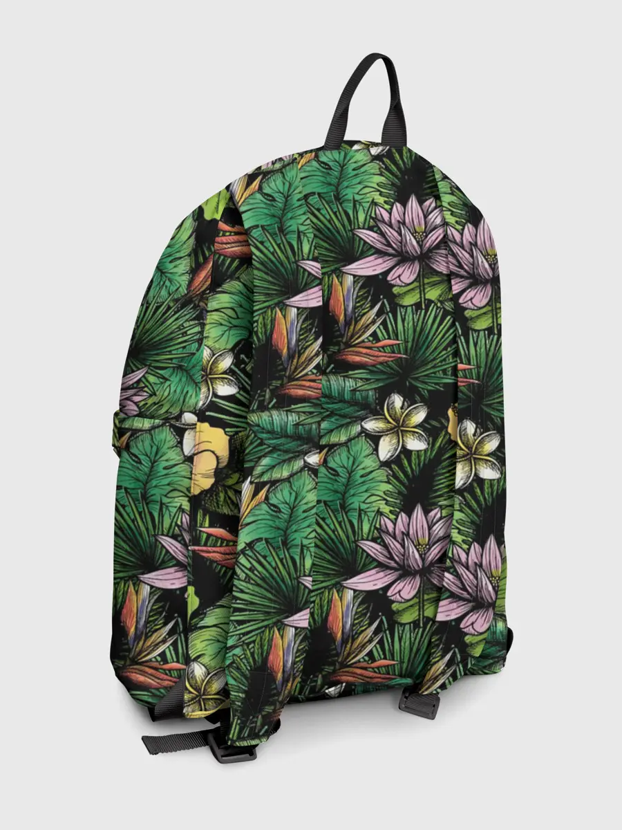 Рюкзак джинсовый / Летние цветы