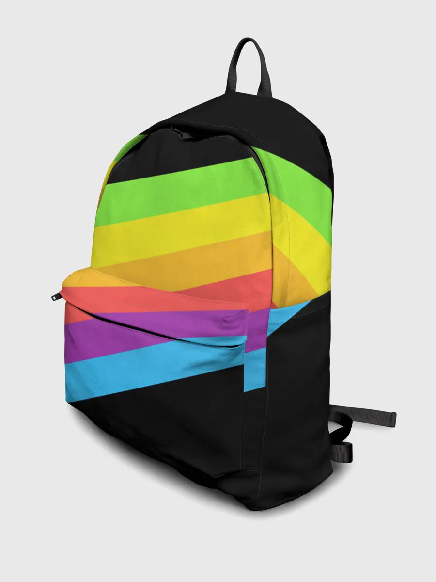 Рюкзак джинсовый / НЕОНОВЫЕ ЛИНИИ