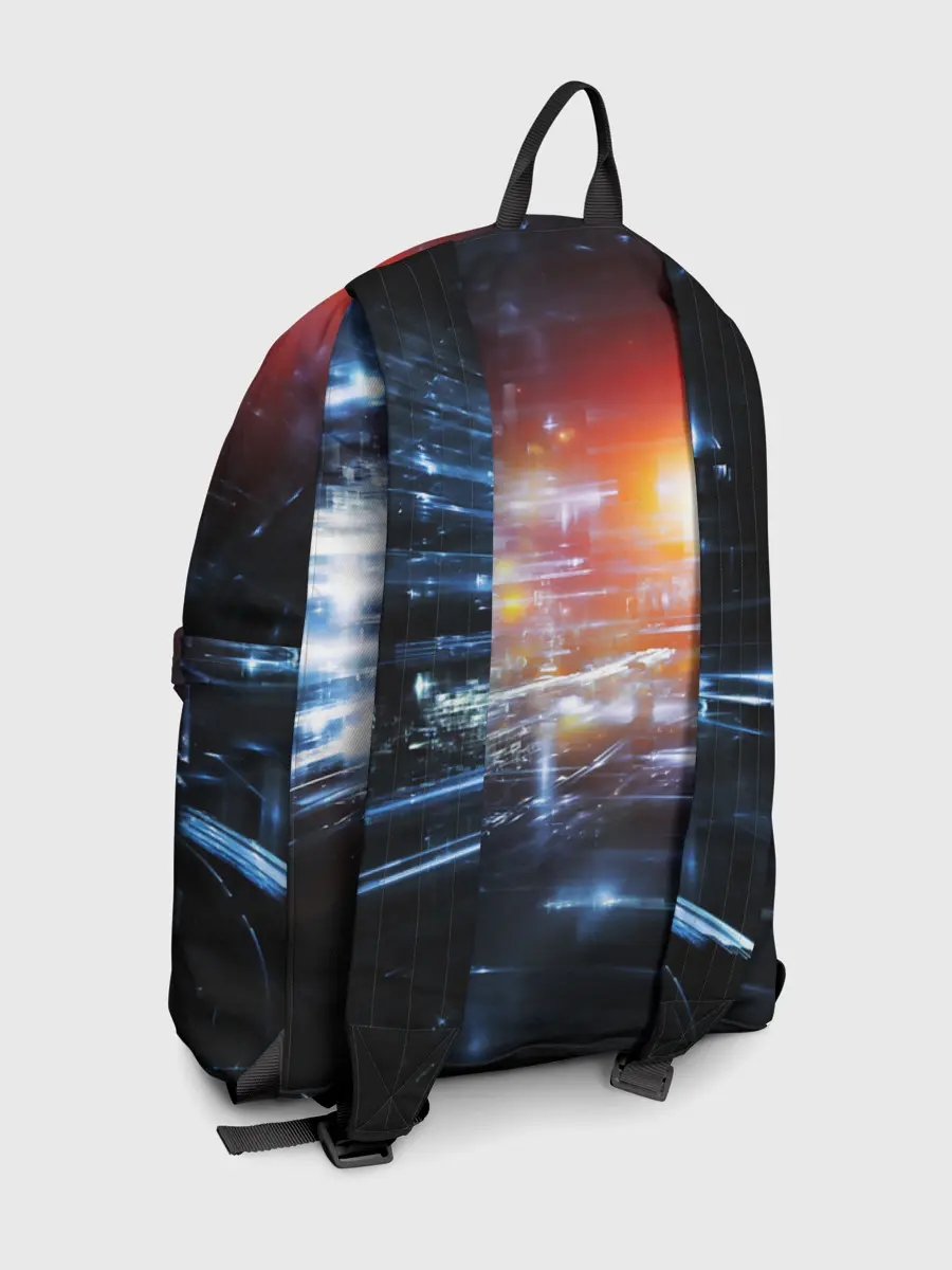 Рюкзак джинсовый / DIGITAL ABSTRACTION