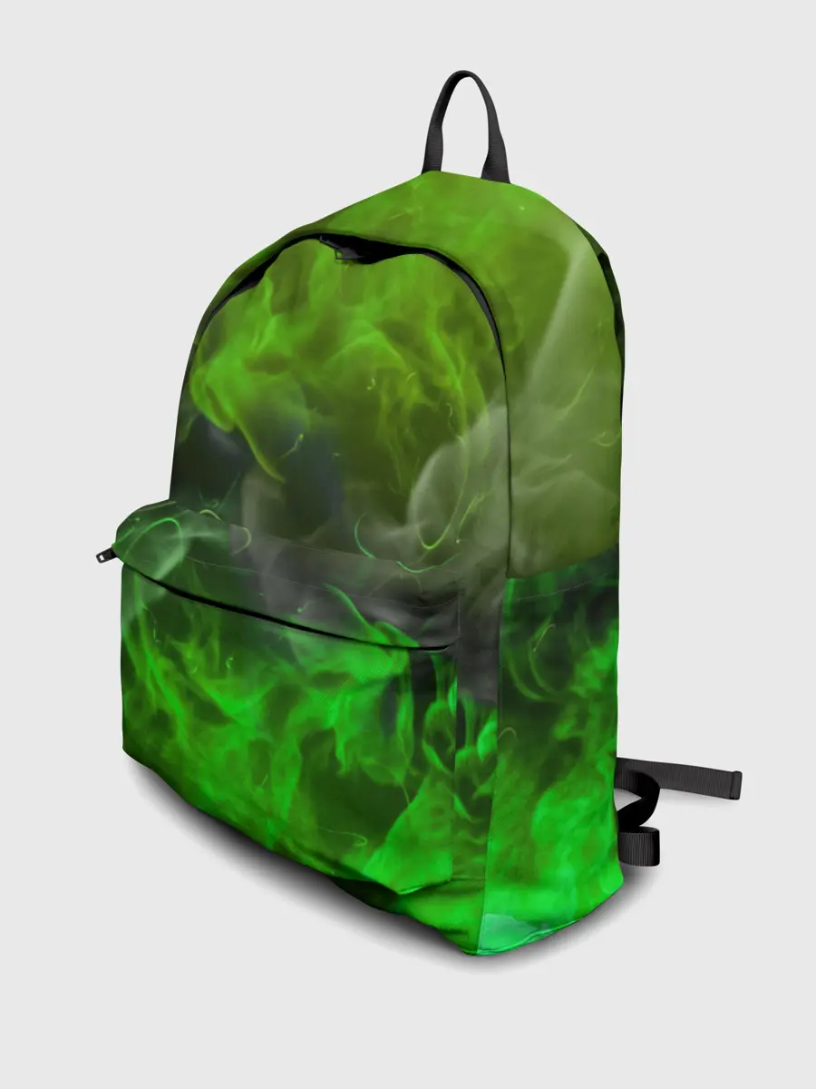 Рюкзак джинсовый / ЗЕЛЁНЫЙ ОГОНЬ