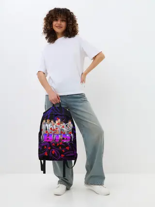 Рюкзак джинсовый / BTS | Бойбенд