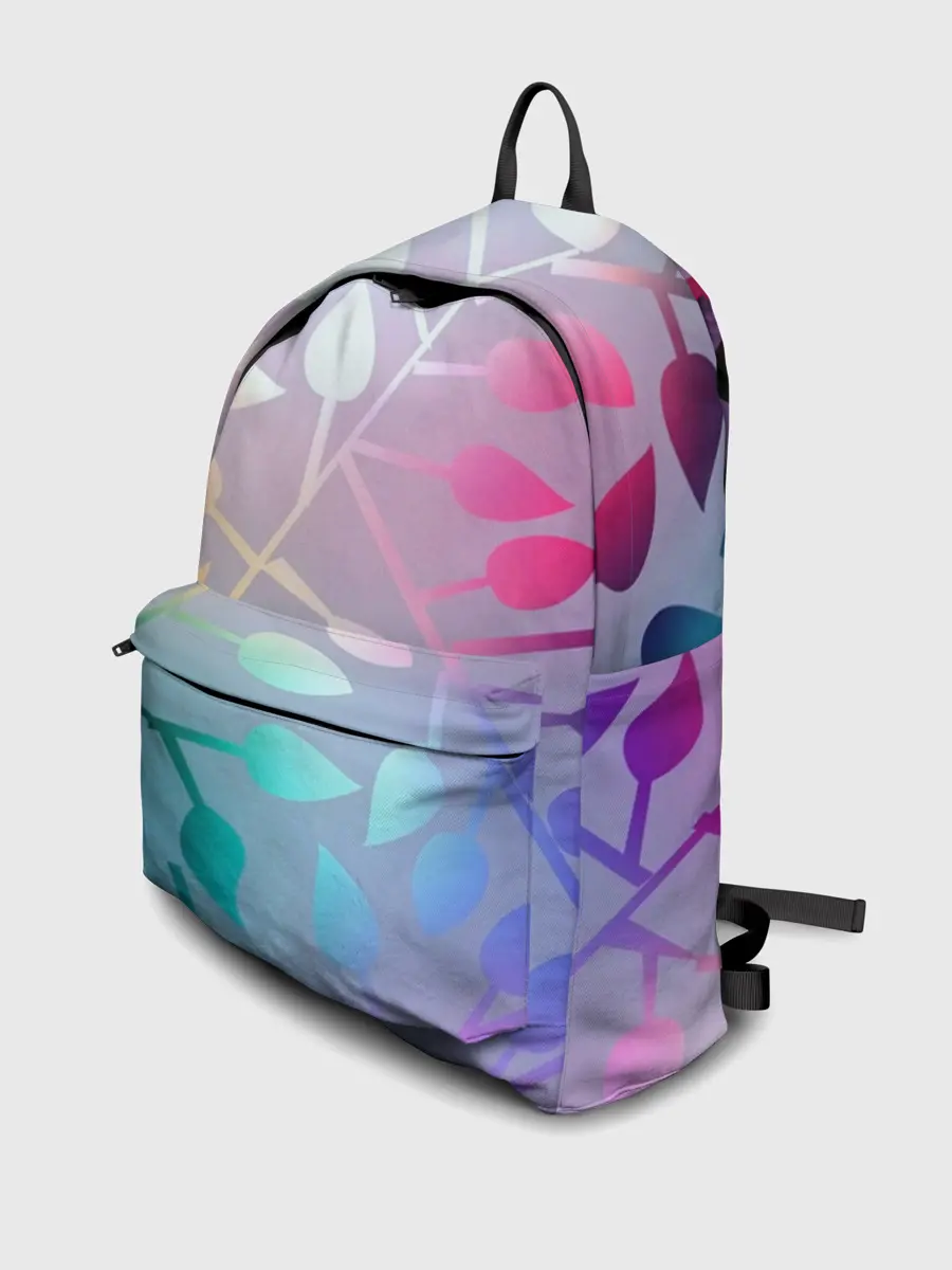 Рюкзак джинсовый / Листья.