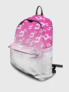 Рюкзак джинсовый / Паттерн розовый джоджо