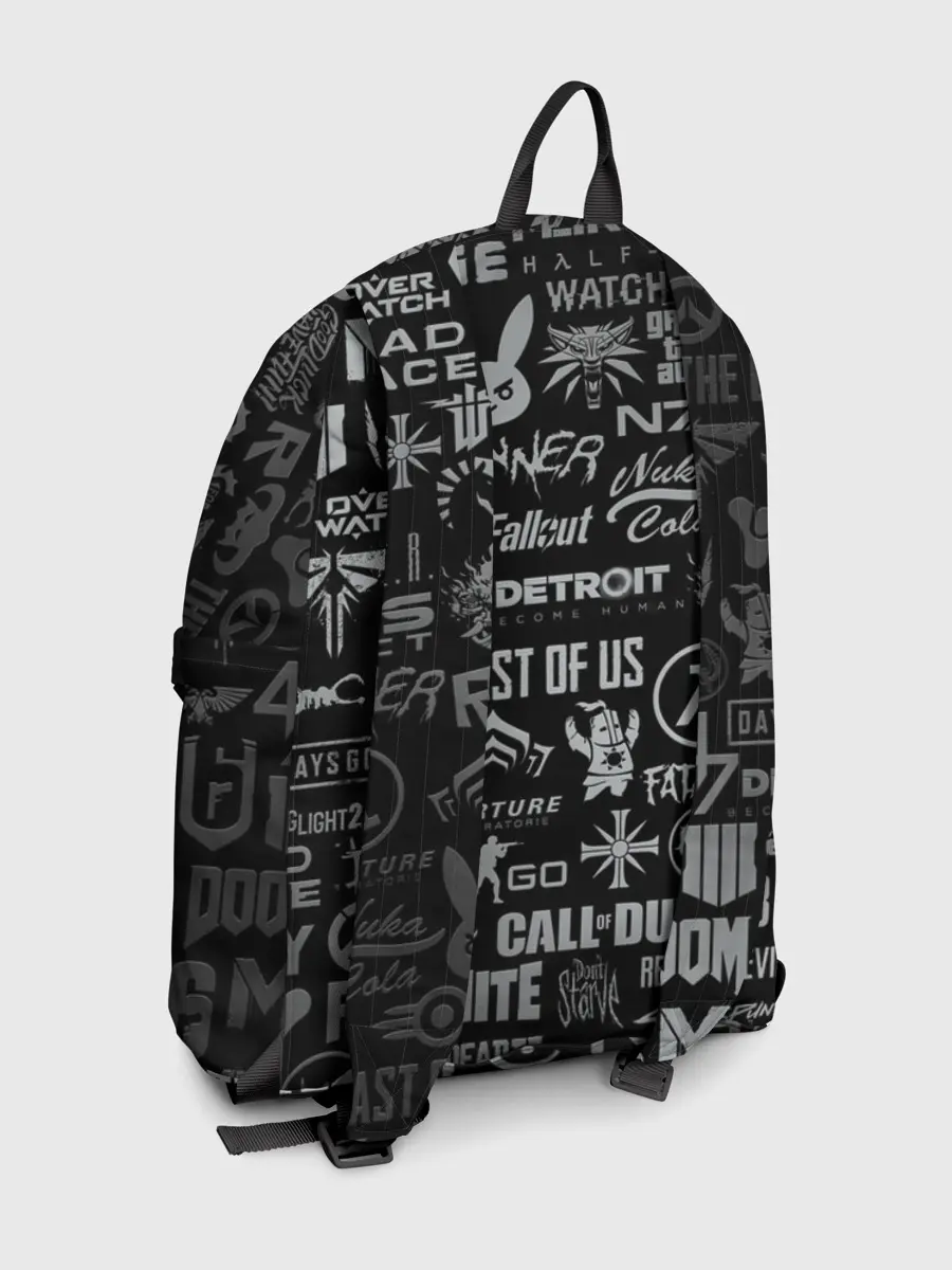 Рюкзак джинсовый / ЛОГОТИПЫ ИГР / LOGO GAMES