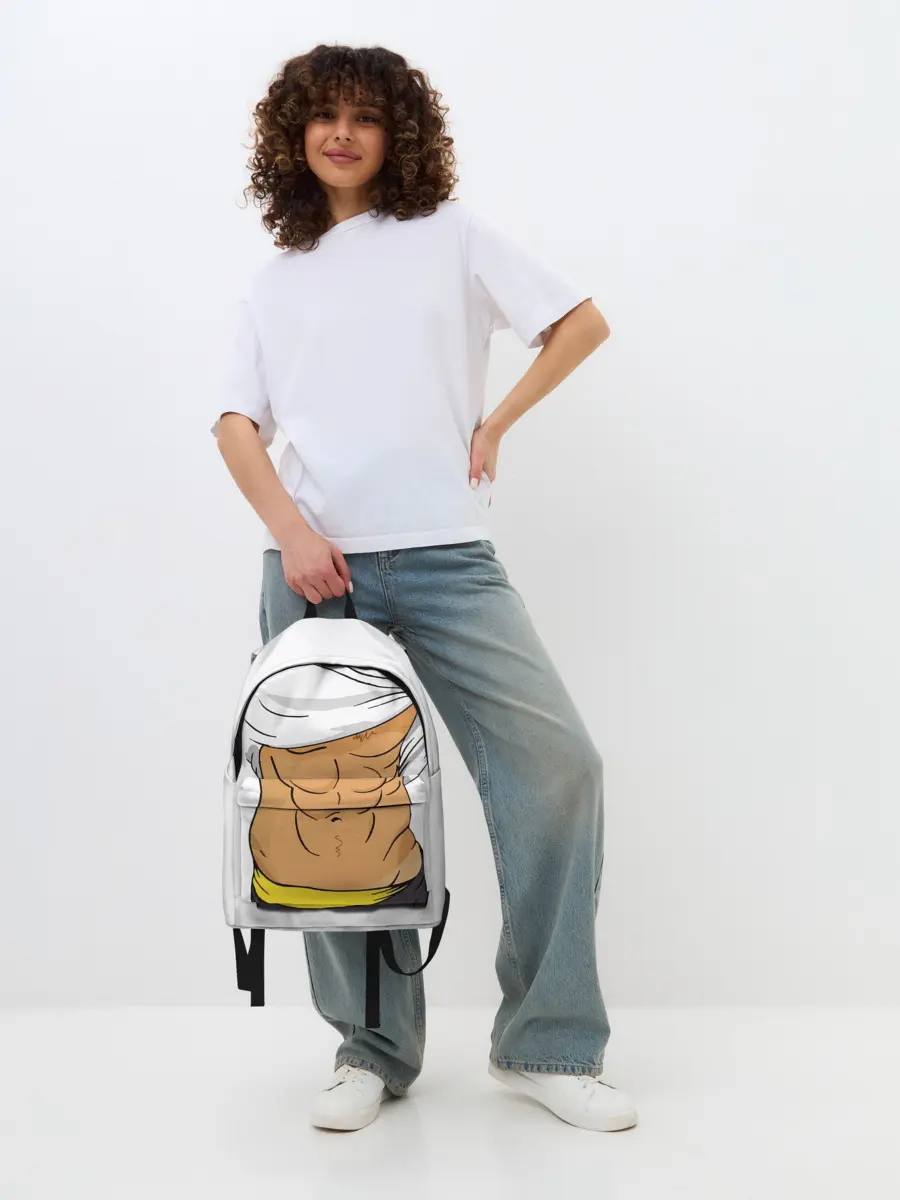 Рюкзак джинсовый / Мужской торс