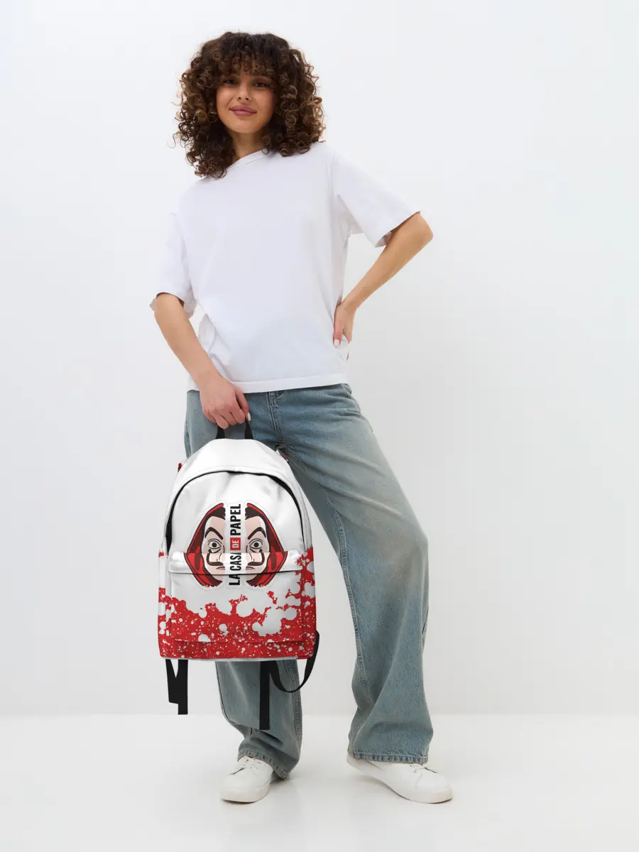 Рюкзак джинсовый / Бумажный дом | La Casa de Papel