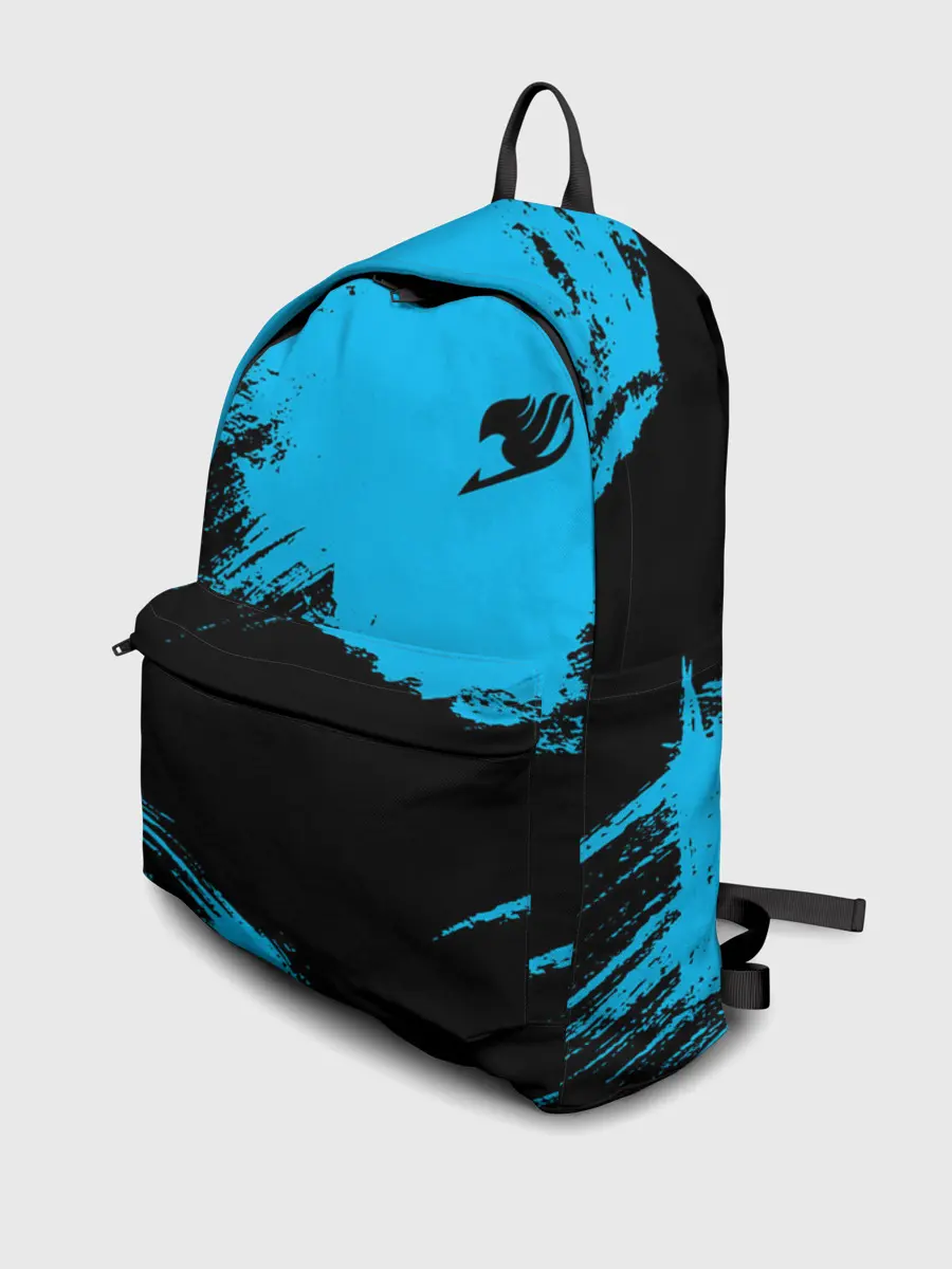 Рюкзак джинсовый / Хвост Феи синие мазки