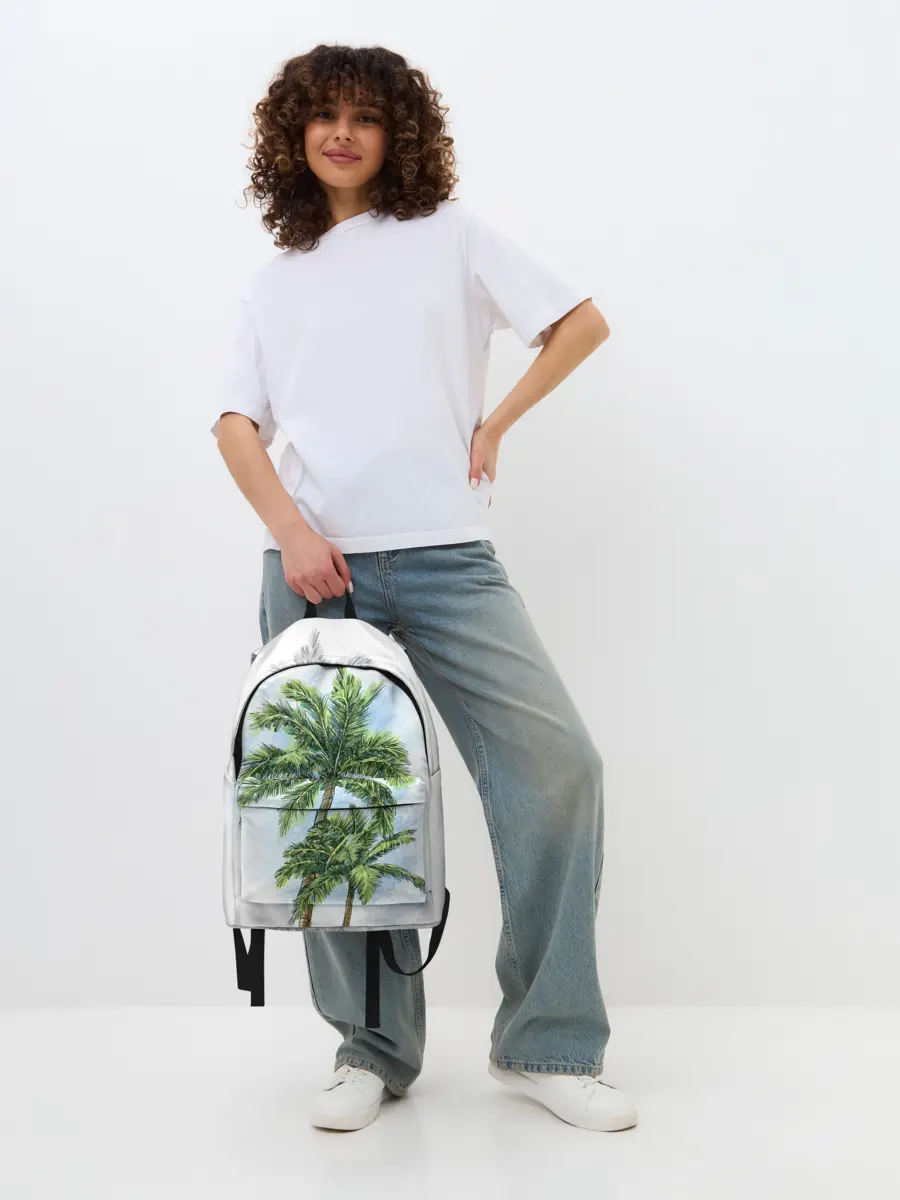 Рюкзак джинсовый / Пальмы над головой