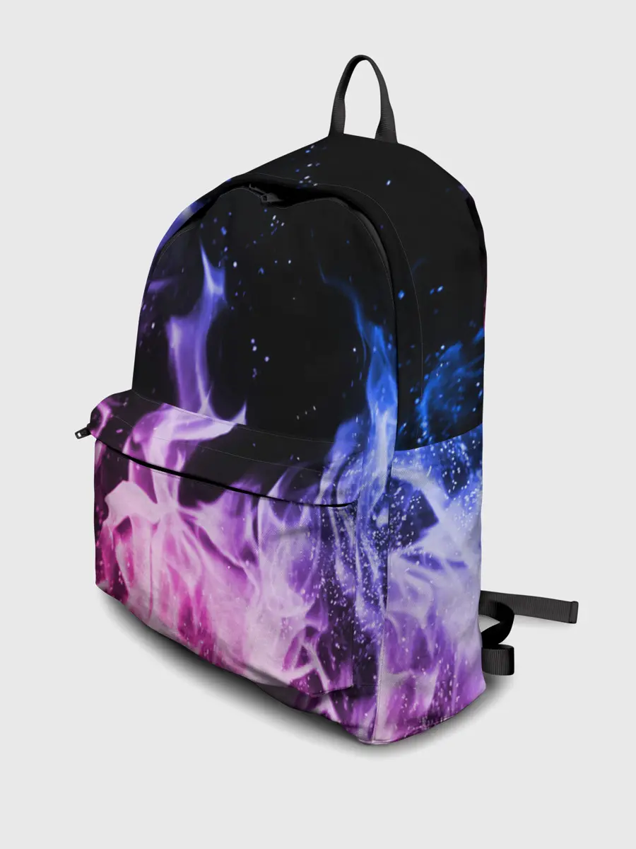 Рюкзак джинсовый / НЕОНОВЫЙ ОГОНЬ