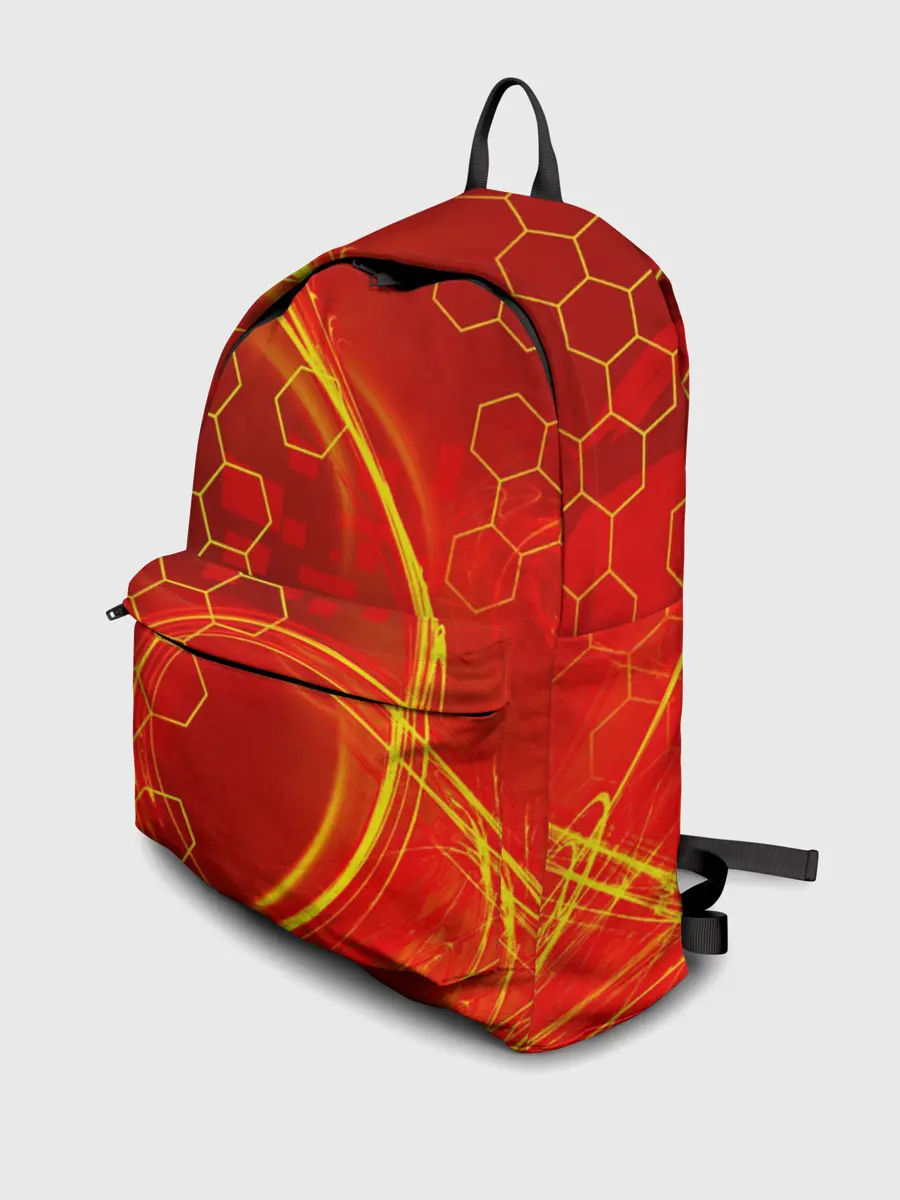 Рюкзак джинсовый / Неоновый Огонь