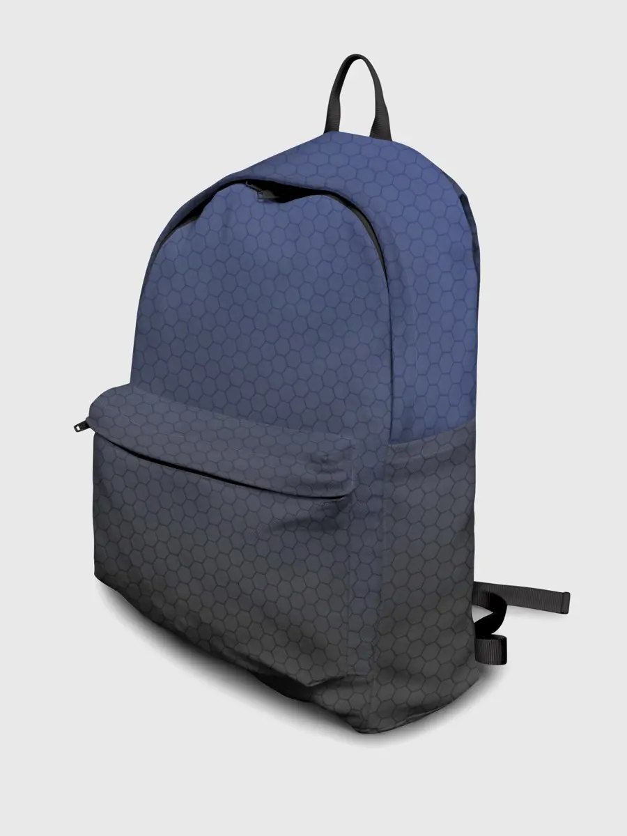 Рюкзак джинсовый / Серый октагон