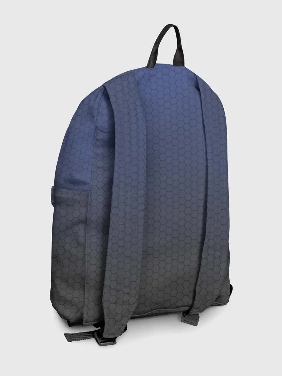 Рюкзак джинсовый / Серый октагон