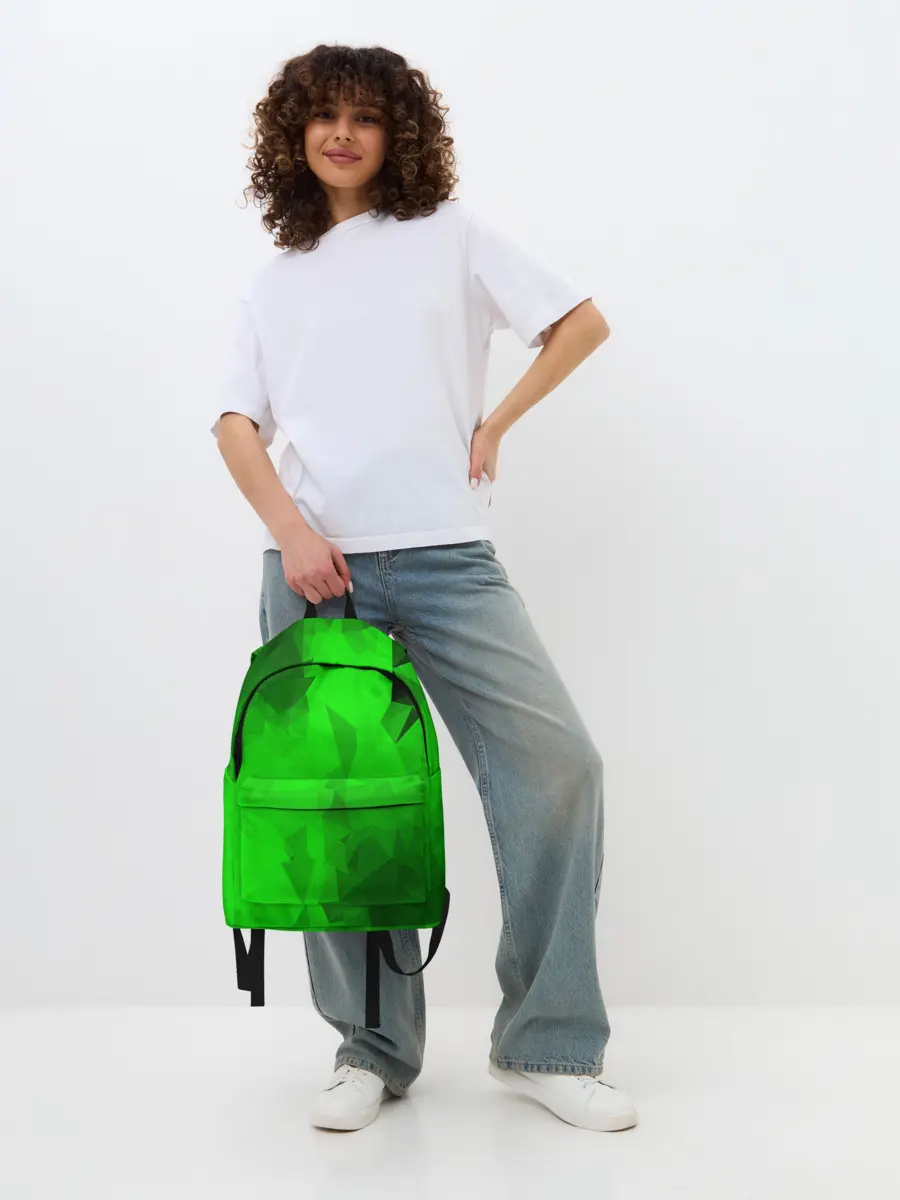 Рюкзак джинсовый / GREEN