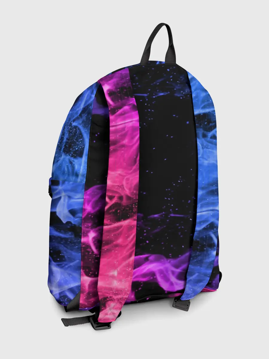 Рюкзак джинсовый / ОГОНЬ НЕОН