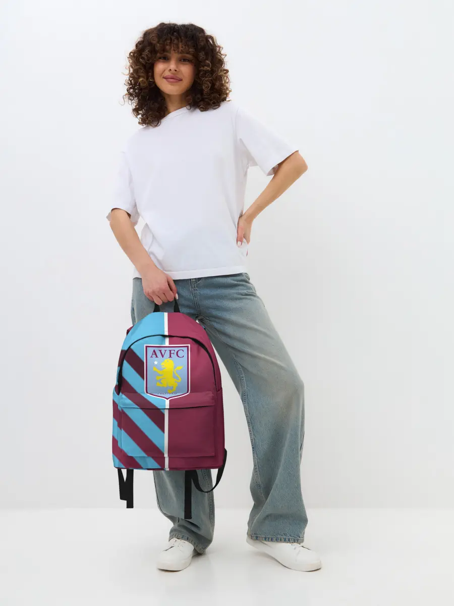 Рюкзак джинсовый / Астон Вилла