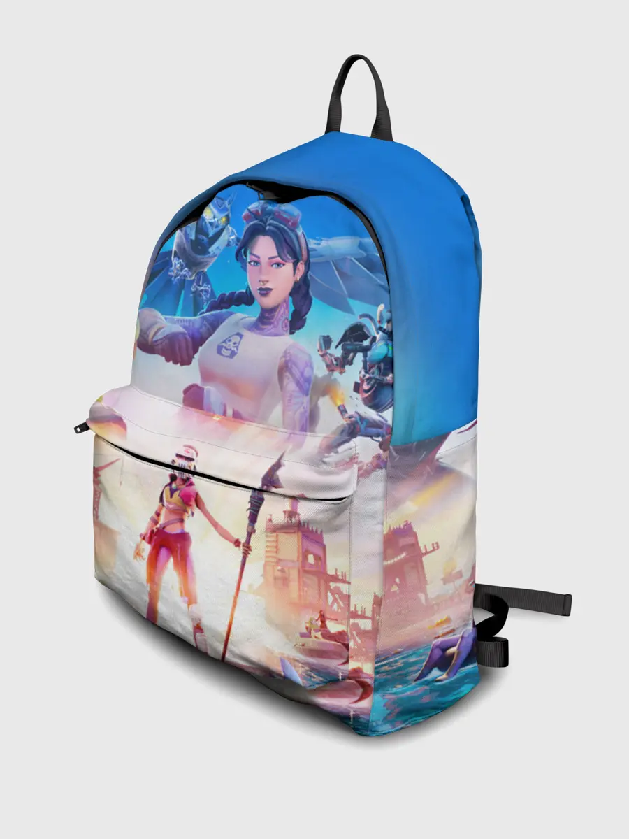 Рюкзак джинсовый / ФОРТНАЙТ 3 СЕЗОН