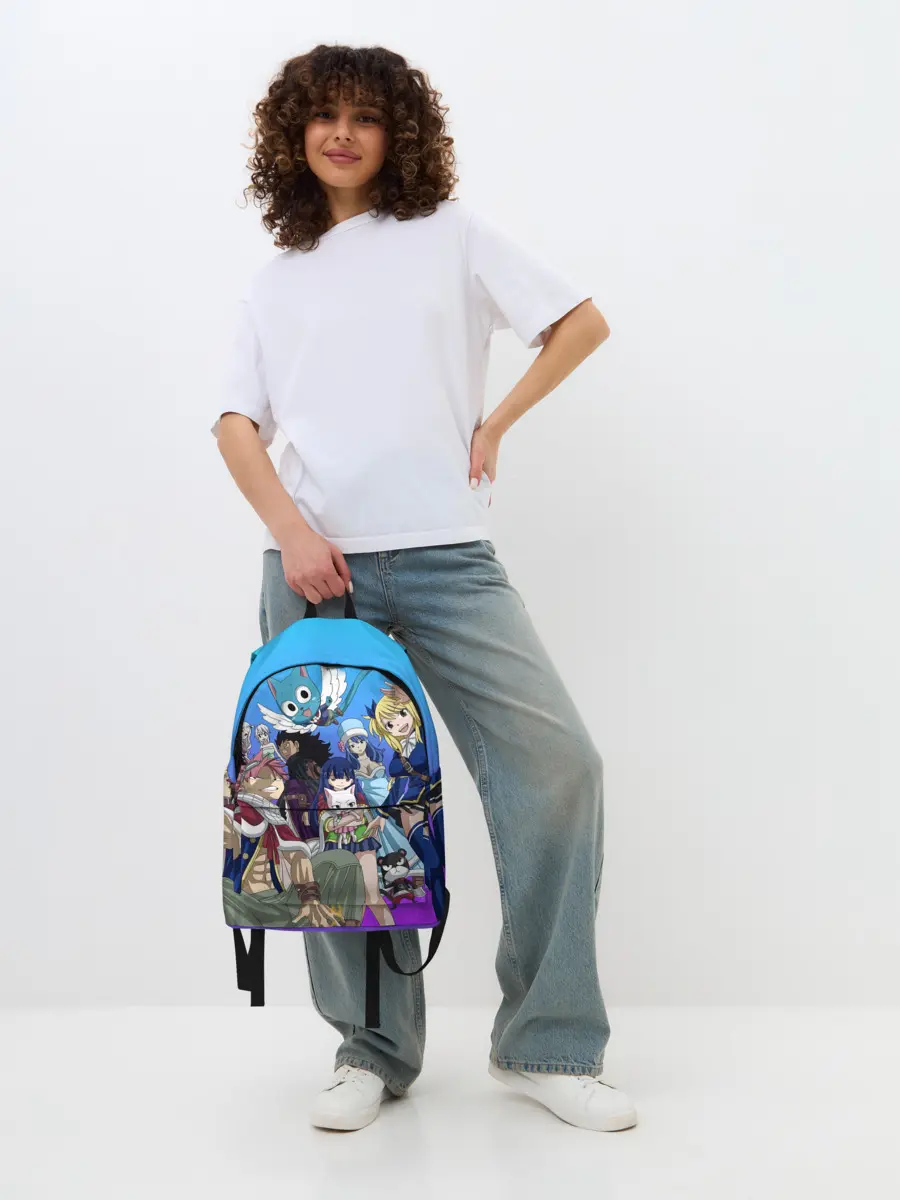 Рюкзак джинсовый / All heroes of Fairy Tail