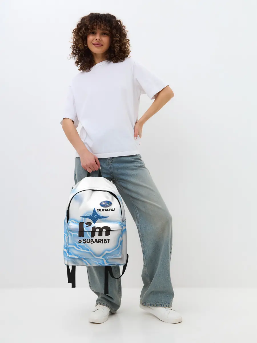 Рюкзак джинсовый / SUBARU