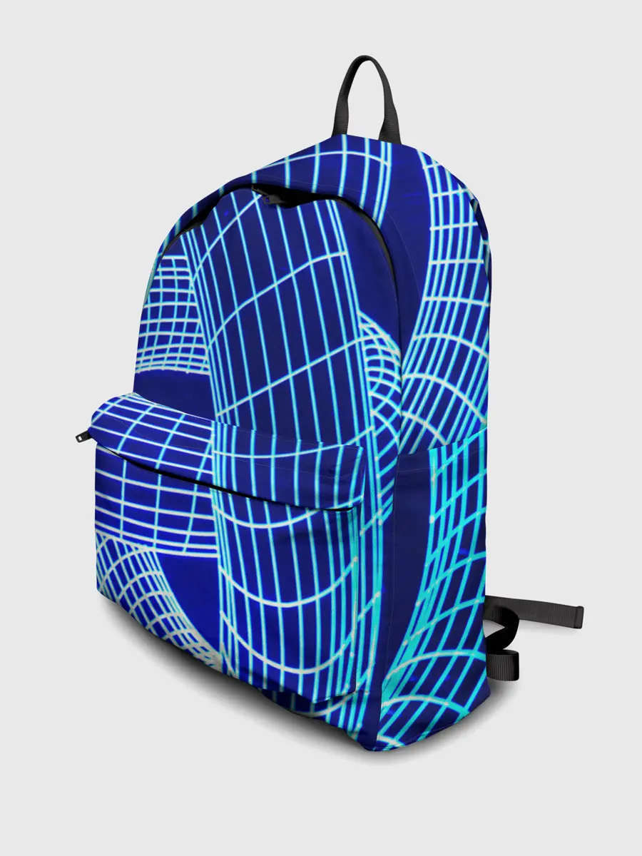 Рюкзак джинсовый / НЕОНОВАЯ СПИРАЛЬ