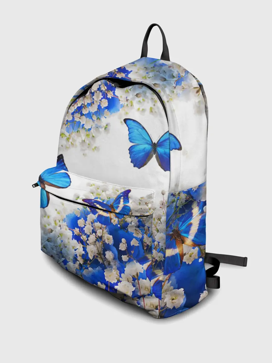 Рюкзак джинсовый / Butterfly | Blue White