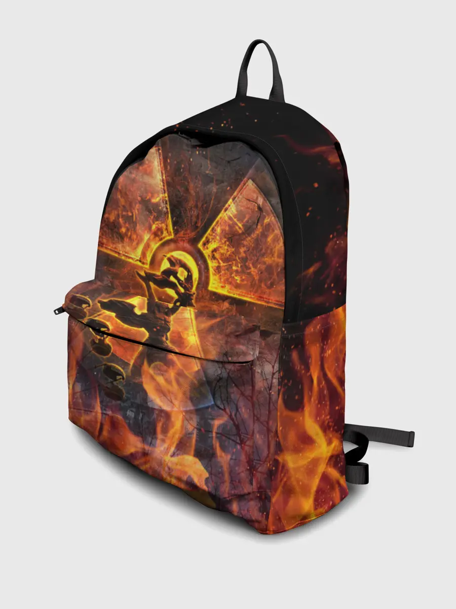 Рюкзак джинсовый / S.T.A.L.K.E.R. 2 КОЛЕСО ОБОЗРЕНИЯ,ПРИПЯТЬ