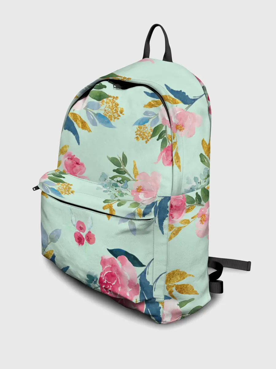 Рюкзак джинсовый / Цветы