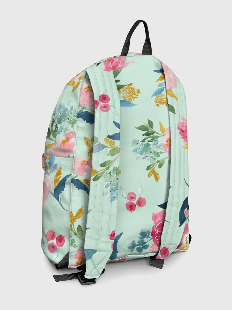 Рюкзак джинсовый / Цветы