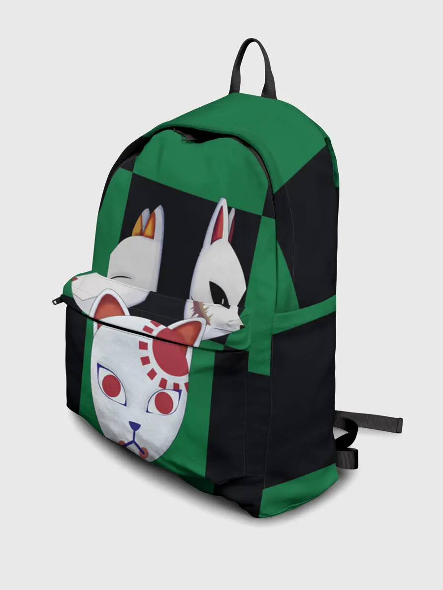 Рюкзак джинсовый / Падшие ученики, выживший лис