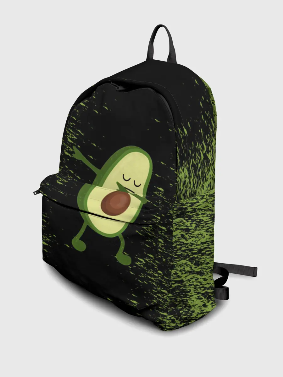 Рюкзак джинсовый / Авокадо