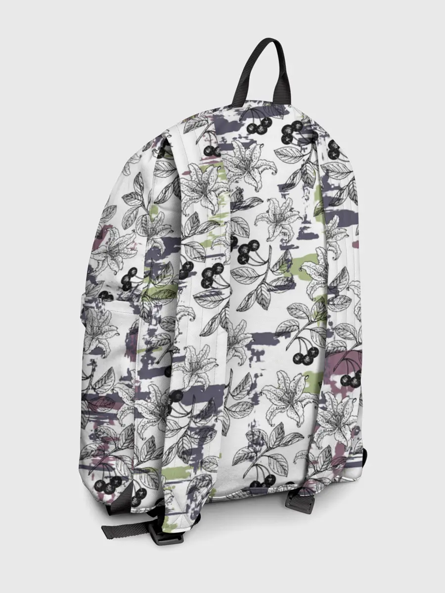 Рюкзак джинсовый / Лилии