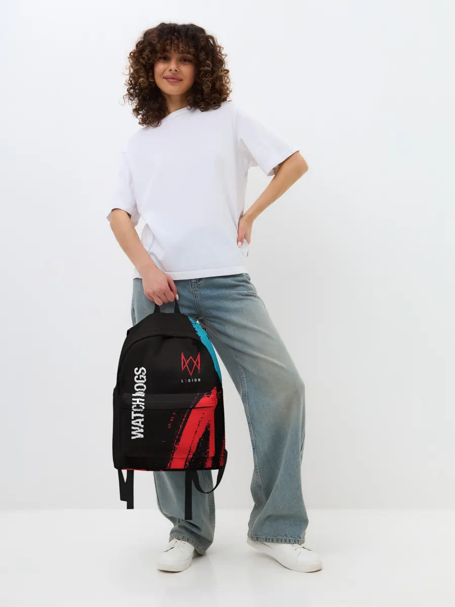 Рюкзак джинсовый / WATCH DOGS LEGION / ВОТЧ ДОГС