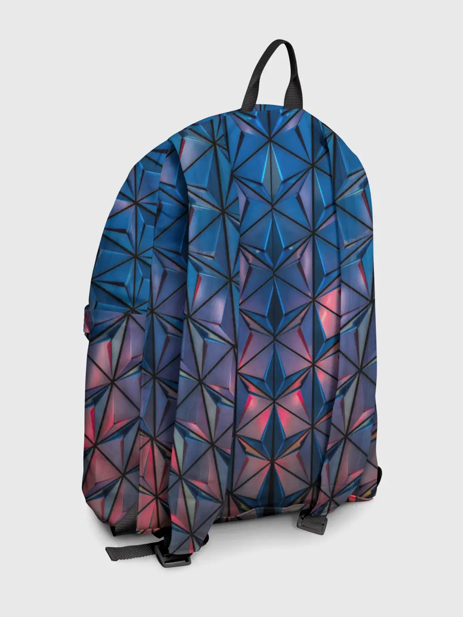 Рюкзак джинсовый / Геометрический принт