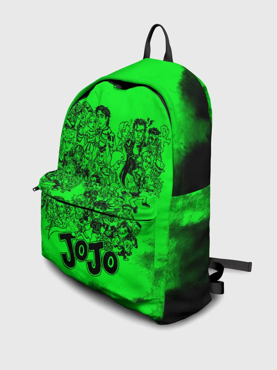 Рюкзак джинсовый / Джоджо герои зеленый дым