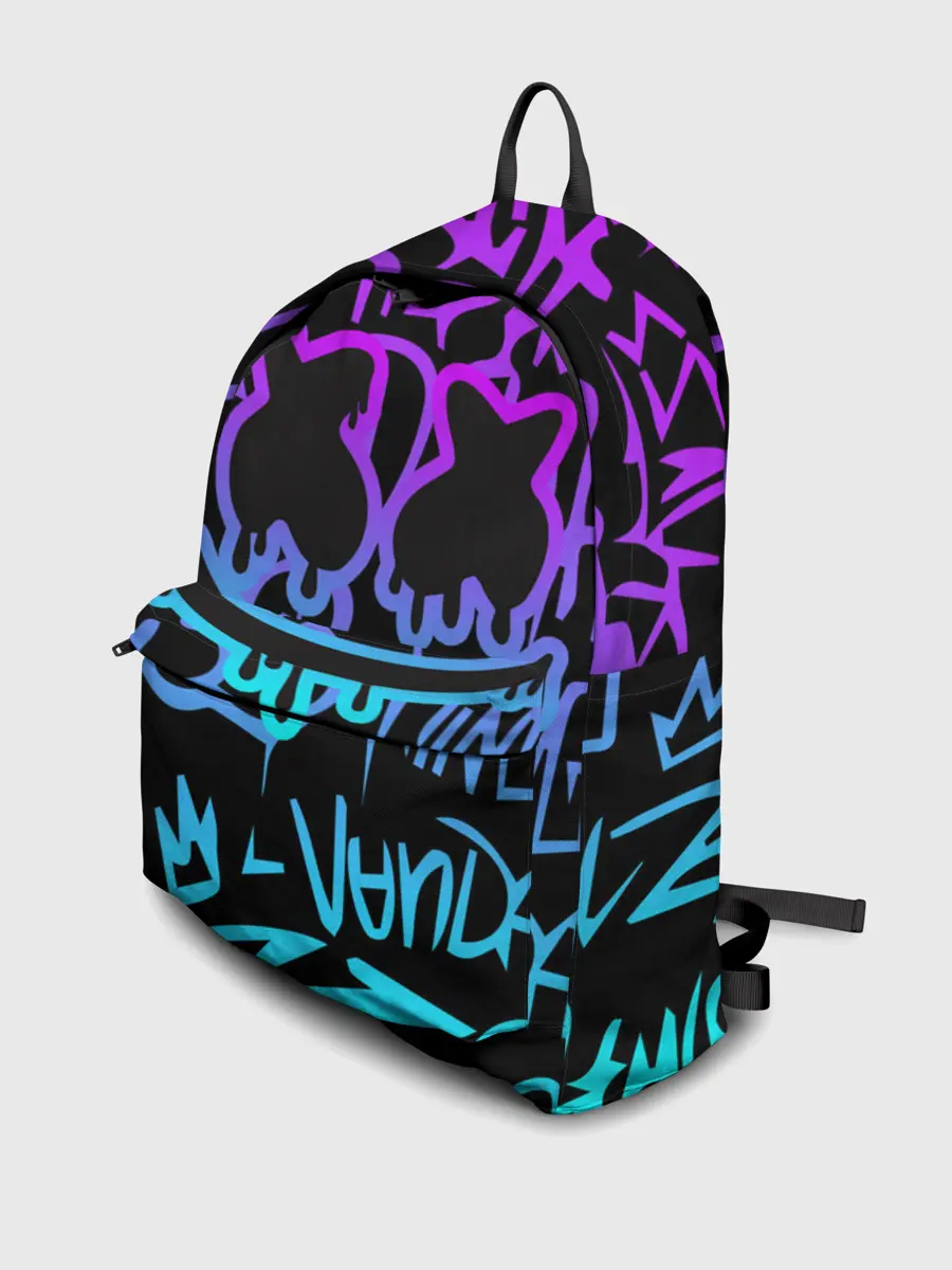 Рюкзак джинсовый / Marshmello