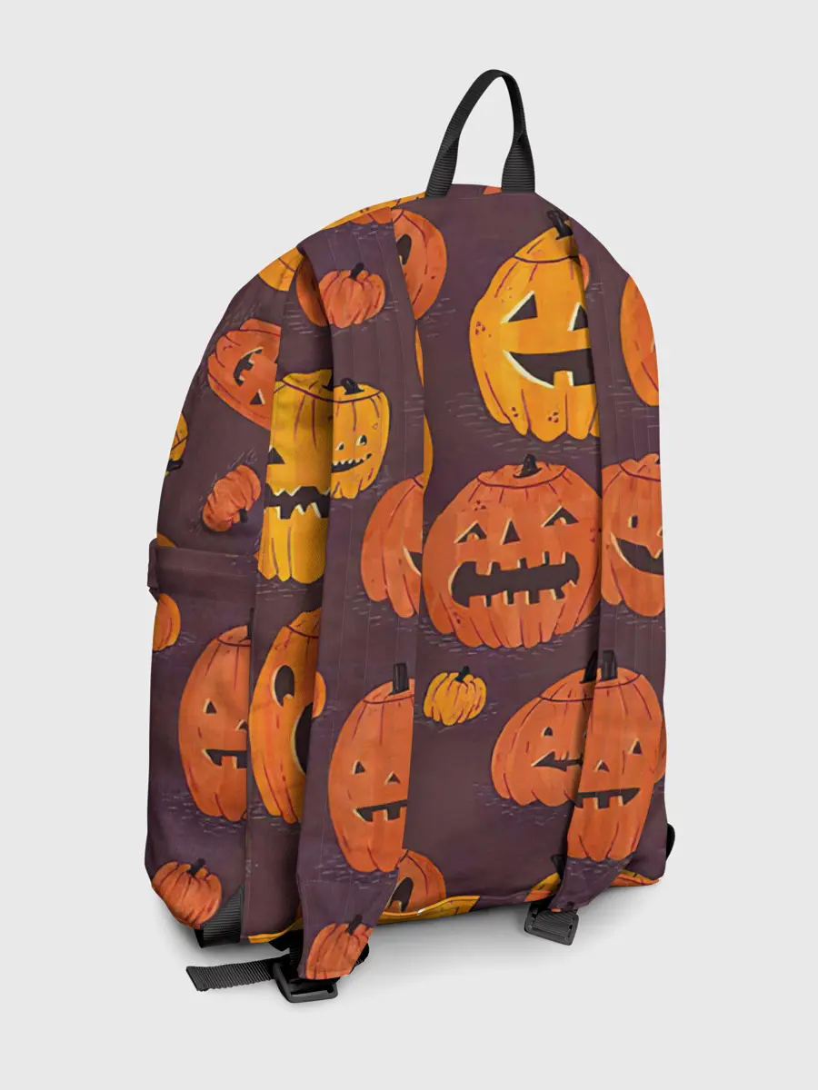 Рюкзак джинсовый / Весёлые тыквы