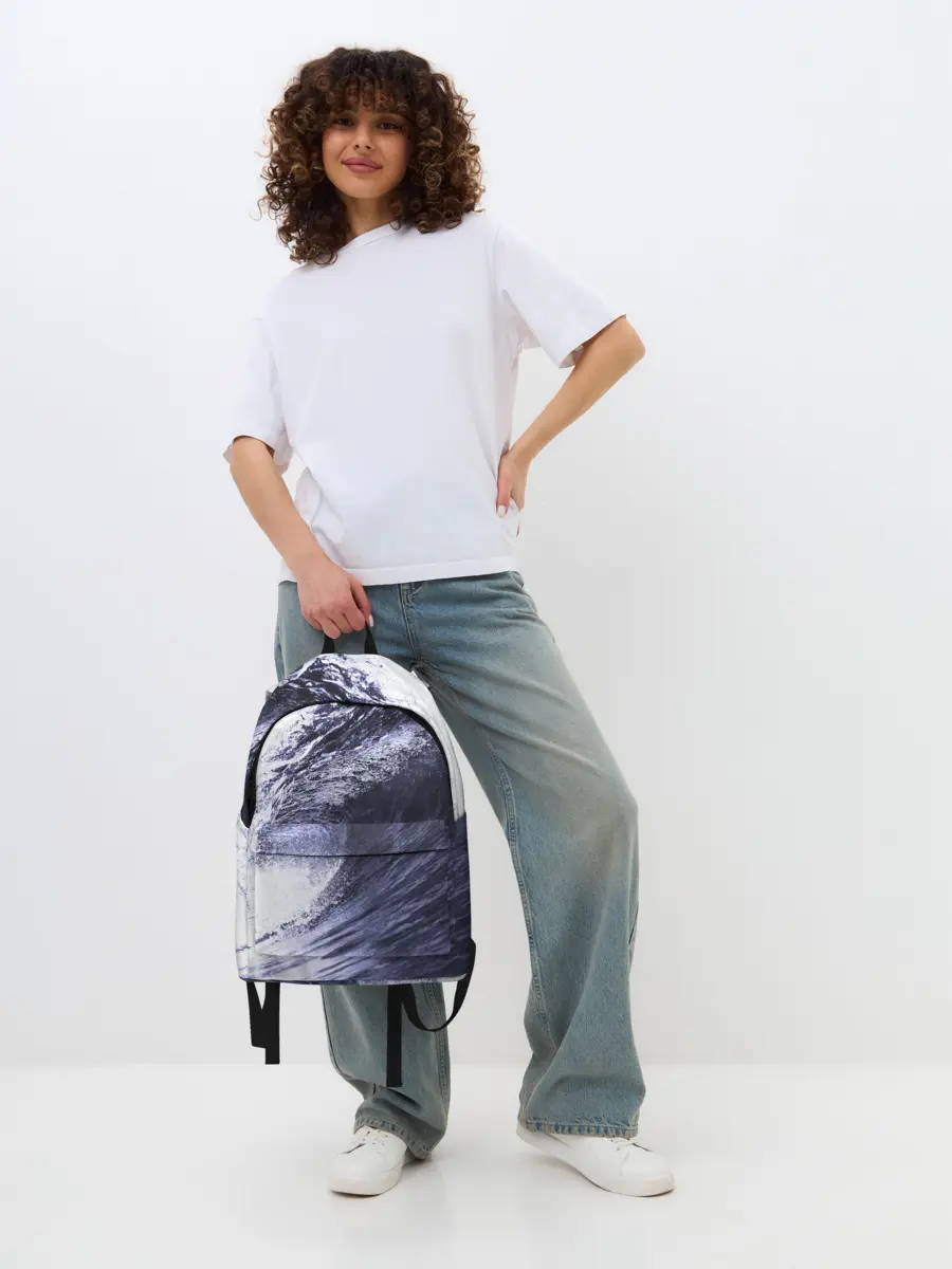 Рюкзак джинсовый / Волна