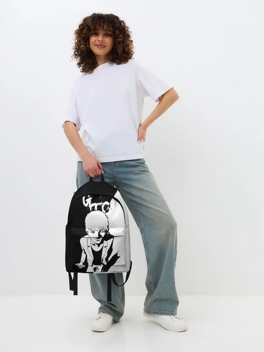 Рюкзак джинсовый / Onizuka oldschool anime