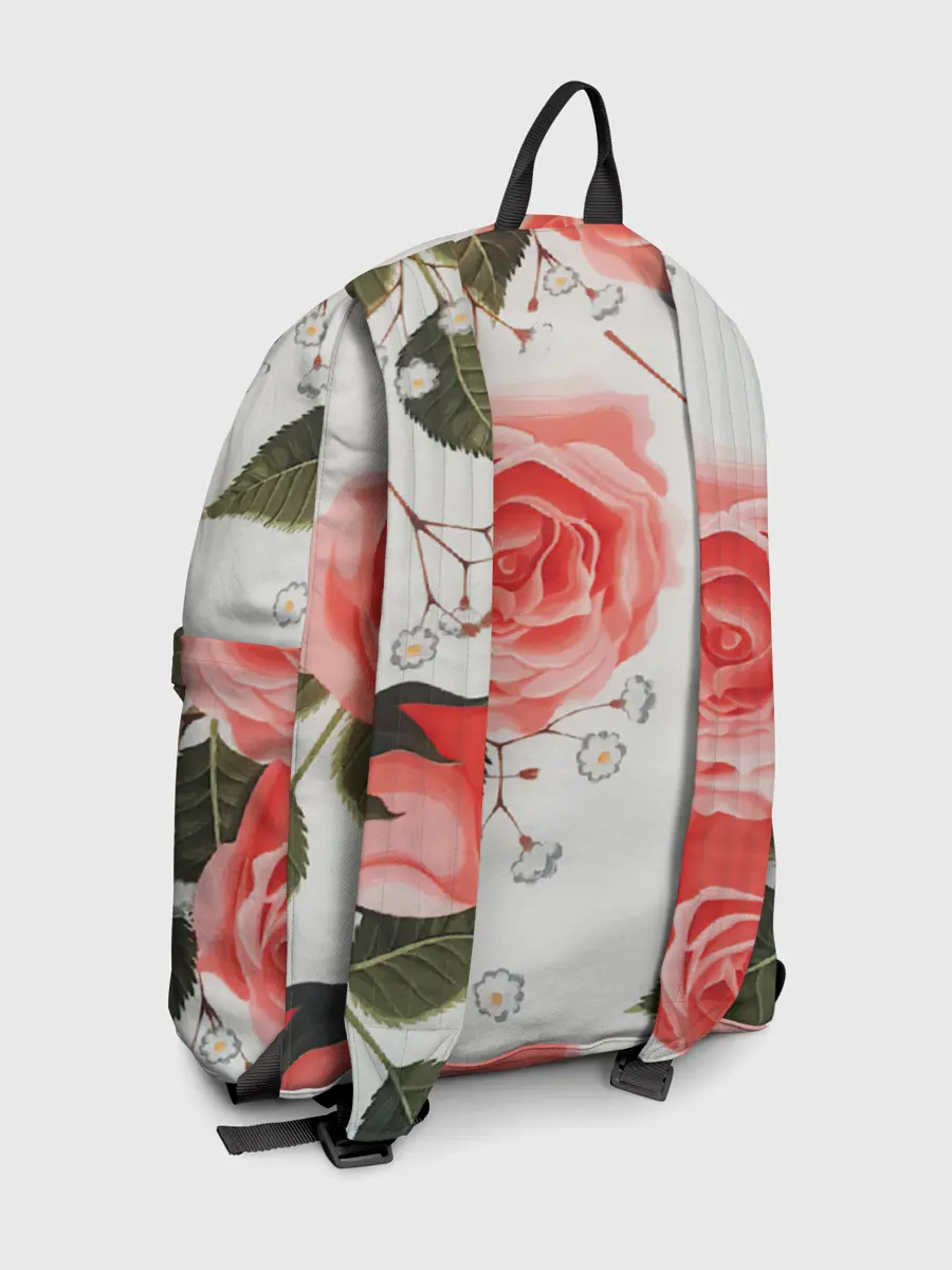 Рюкзак джинсовый / Нежные розы