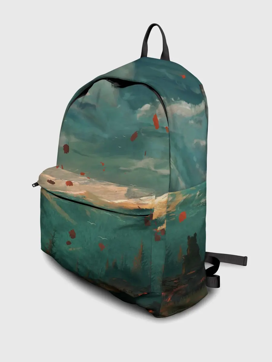 Рюкзак джинсовый / Горы