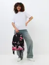 Рюкзак джинсовый / Яркие розы