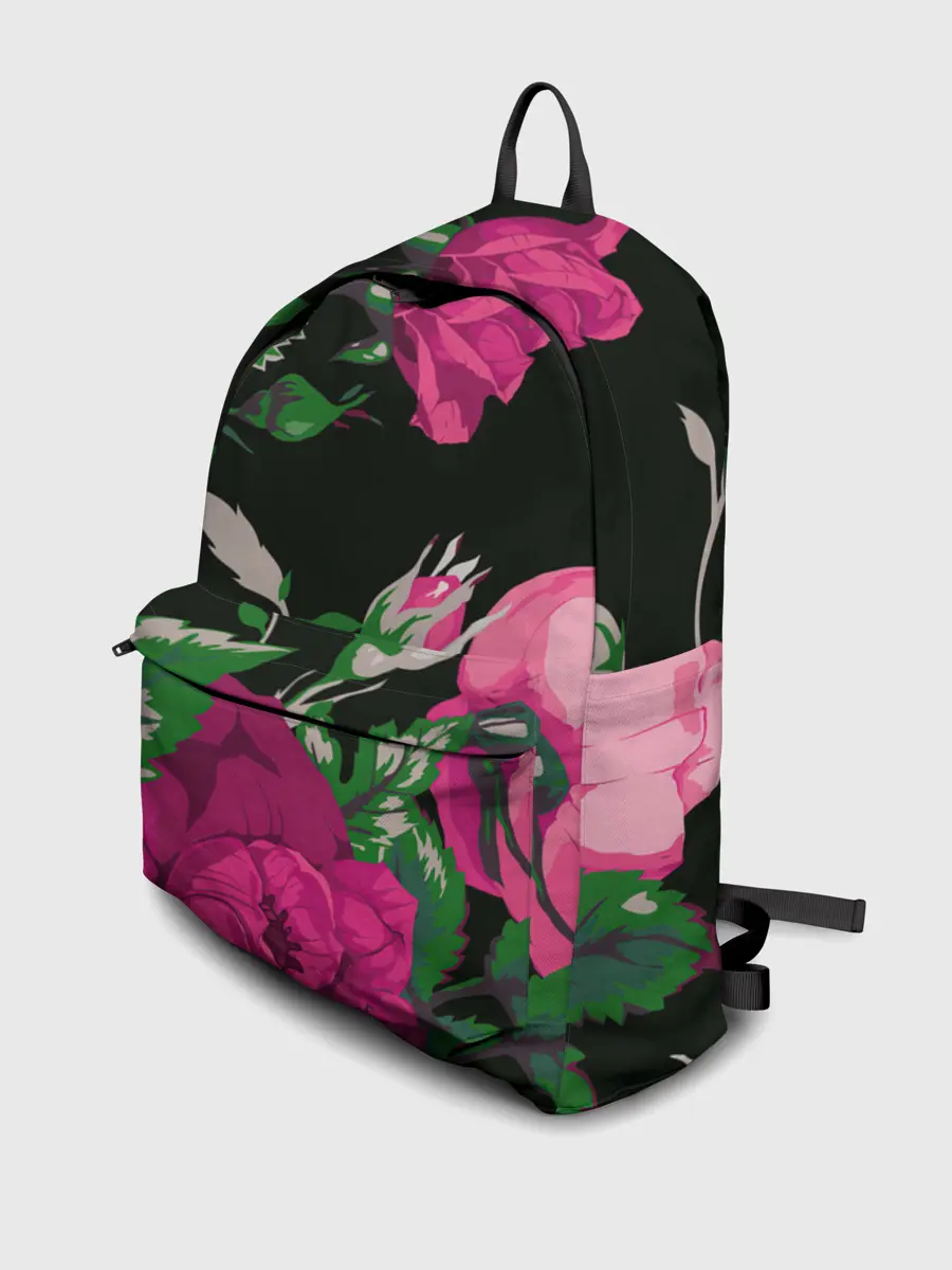 Рюкзак джинсовый / Розы