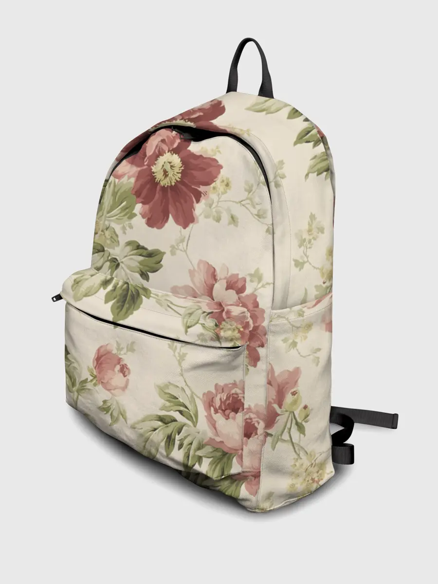 Рюкзак джинсовый / Цветы