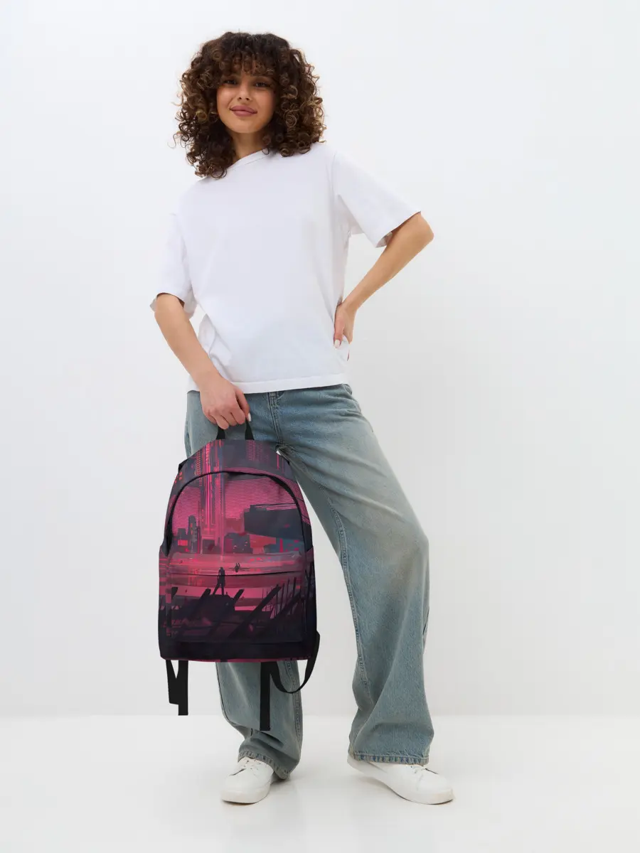 Рюкзак джинсовый / Город Будущего