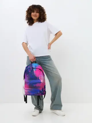 Рюкзак джинсовый / Неоновые Краски