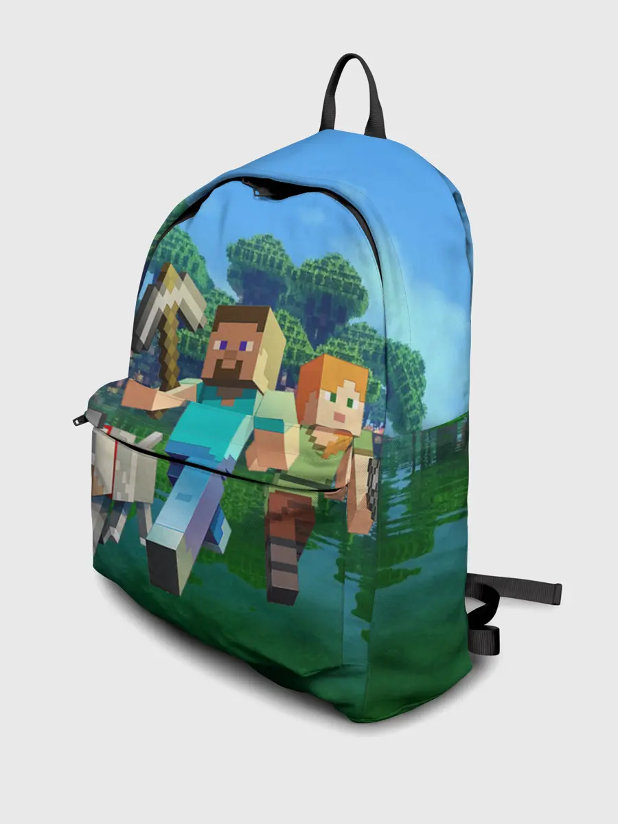 Рюкзак джинсовый / minecraft