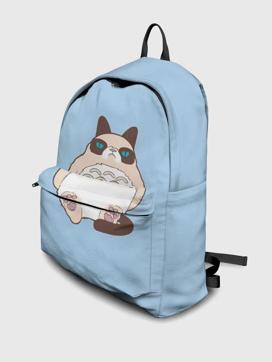 Рюкзак джинсовый / Тоторный кот