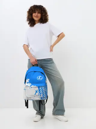 Рюкзак джинсовый / LEXUS / ЛЕКСУС