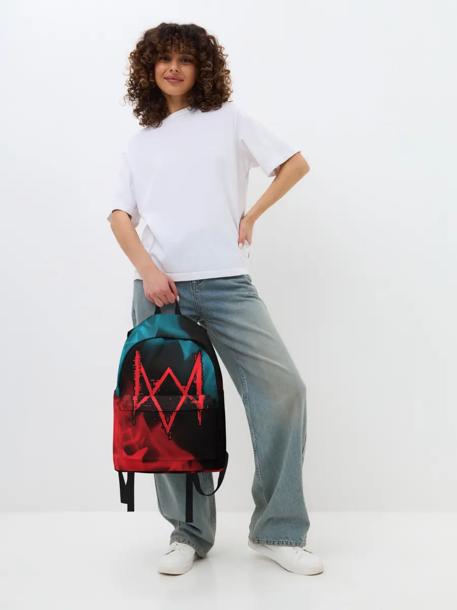 Рюкзак джинсовый / WATCH DOGS LEGION / ВОТЧ ДОГС